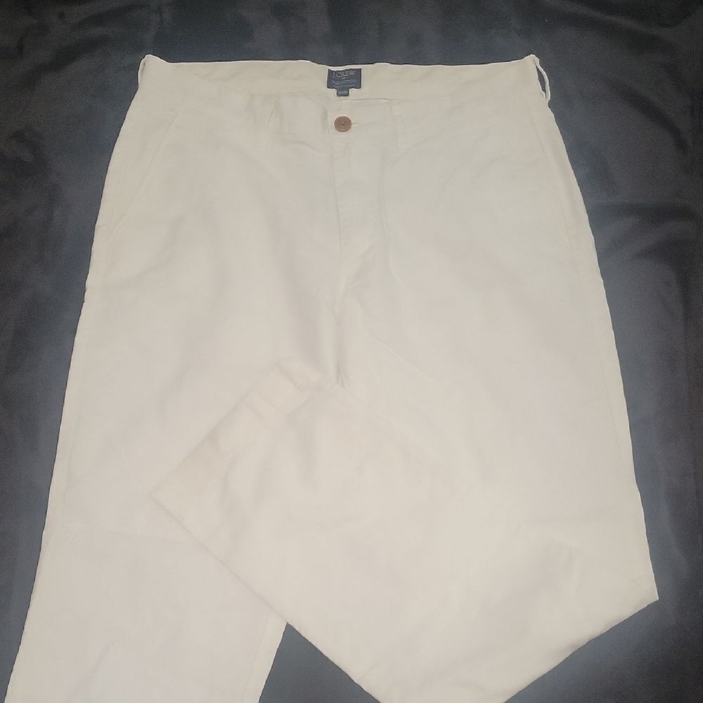 J. Crew The Sutton White Chinos, Size 32x30